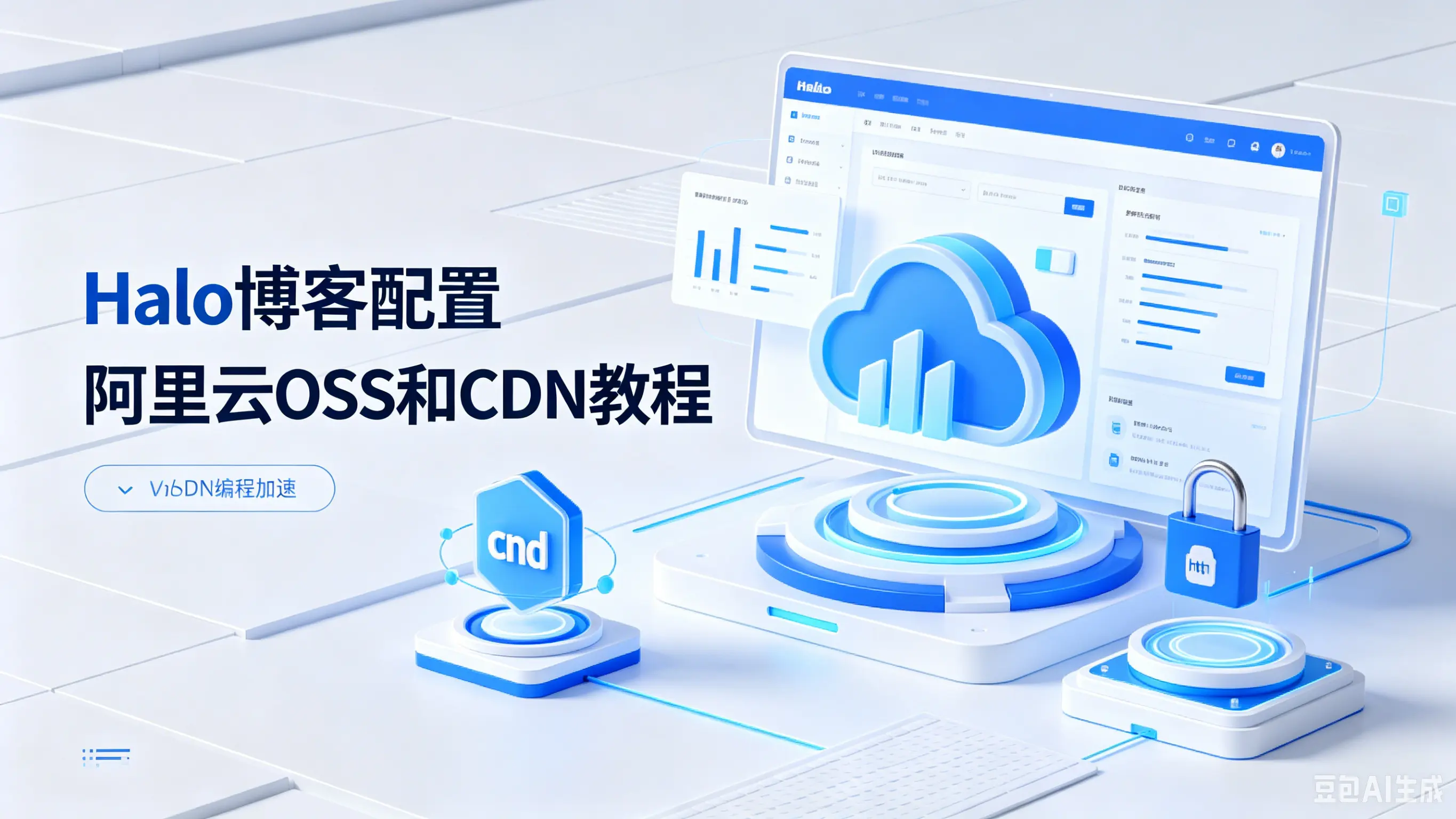 Halo附件对接阿里云OSS+CDN+自动转换webp